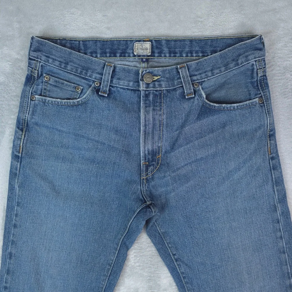 Southern Tide Vintage Jeans Mens 34x30 Blue 100% Cotton Straight Leg Denim